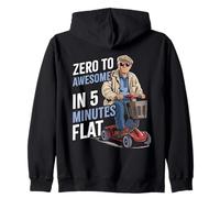 Vieil Homme sur Un Scooter de mobilité | zéro à génial en 5 Minutes Sweat à Capuche