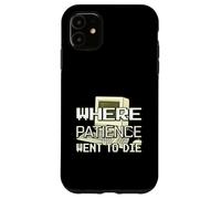 Vieil Ordinateur où la Patience est allée Mourir Techie Coque pour iPhone 11