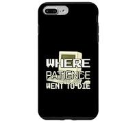Vieil Ordinateur où la Patience est allée Mourir Techie Coque pour iPhone 7 Plus/8 Plus
