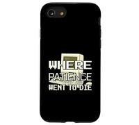 Vieil Ordinateur où la Patience est allée Mourir Techie Coque pour iPhone SE (2020) / 7/8
