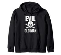 Vieil Vieil Homme Le méchant Vieil Homme crâne Sweat à Capuche