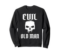 Vieil Vieil Homme Le méchant Vieil Homme crâne Sweatshirt