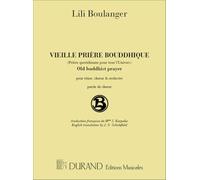 Vieille Priere Bouddhique, Pour Tenor, Choeur Et