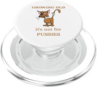 Vieillir, ce n'est Pas pour Les chattes PopSockets PopGrip pour MagSafe