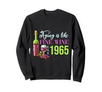 Vieillir, C'est comme Un Bon vin Est 1965 Classic Fine Wine Sweatshirt