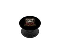 Vieillir comme Un Buveur de vin Fin Anniversaire PopSockets PopGrip Adhésif