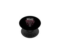 Vieillir comme Un Buveur de vin Fin Anniversaire PopSockets PopGrip Adhésif