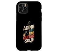 Vieillir comme Une Fine Guitare Solo rétro Rock Humour Coque pour iPhone 11 Pro