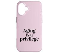 Vieillir est Une Citation de longévité privilège Coque pour iPhone 16