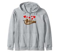 Vielle à roue de la Saint-Valentin, musicien de mariage Sweat à Capuche