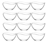 vienberg Lot de 12 bols en verre de qualité supérieure - 6, 12 ou 24 pièces - Bols en verre Vira - Bols à dessert, apéritif - 310 ml - Passe au lave-vaisselle