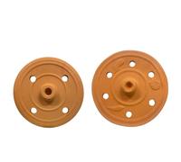 Vienberg Lot de 2 poids en argile pour dolma, sarma et légumes farcis, résistant à la chaleur, naturel, aide à la cuisson en argile pour plats en pot, Dolma tasi, couvercle lesté 24 cm et 22 cm