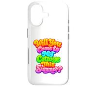 Viendrez-Vous dans Mon Chalet cet été ? Sarcastic Cottages Coque pour iPhone 17