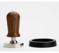 VIENESSO Barista Tamper professionnel - Régulateur de pression avec pression de contact d'environ 14 kg grâce au ressort intégré - Acier inoxydable, 51 mm
