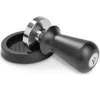 VIENESSO Barista Tamper Set - régulateur de pression avec pression d'env. 14 kg par ressort intégré - tamper à café en acier inoxydable avec tapis pour une manipulation optimale