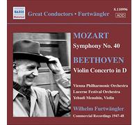 Orchestre philharmonique de Vienne – Mozart : Symphonie n°40; Beethoven : Concerto pour violon – NAXOS
