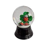 VIENNA SNOWGLOBE Boule à Neige en Verre véritable - Presque comme de la véritable Neige, Motif : Coccinelle Porte-Bonheur 4,5 cm