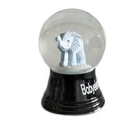 VIENNA SNOWGLOBE Boule à Neige en Verre véritable - Presque comme de la Vraie Neige Motif bébé éléphant 1320 4,5 cm
