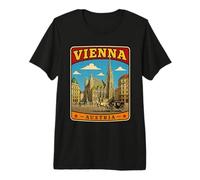 Vienne Autriche Voyage en Famille à Vienne Vacances T-Shirt Haut de Gamme