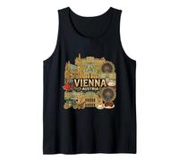 Vienne Autriche Voyage Souvenir Ville Cadeau Débardeur
