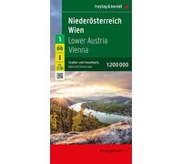 Vienne basse autriche Edition trilingue français-anglais-allemand, Echelle 1:200 000 - Collectif - Freytag Et Berndt - broché - Atlas / carte