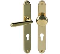 Vienne-lS alpertec de porte en laiton poli pour wohnungseingangstüren pZ dIN 32330033 de r, dROITE la marque haeusler-shop poignée de porte