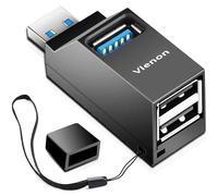 Vienon Hub USB 3.0, répartiteur USB 3 ports pour ordinateur portable, voiture, Mac Pro, iMac, MacBook Air, MacBook Pro, MacBook et plus encore