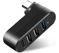 VIENON Hub USB C 4 ports [rotatif à 90°/180°], adaptateur USB C, rallonge USB pour ordinateur portable, MacBook, XPS, Surface, etc