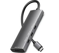VIENON Hub USB C 5 Gbit/s, station d'accueil USB C pour ordinateur portable avec 4 ports de données USB-C 5 Gbit/s compatible avec MacBook Pro, iMac, iPad Pro, iPhone 16/15, Galaxy S24, et plus encore