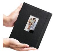 Vienrose Album Photo 3 Pouces pour Fujifilm Instax Mini 12 11 9 8 7s 90, Personnalisable Album Photo Polaroid contenir 208 photos (26 pages), Idéal pour Mariage Bébé Couple École Noir (1 Paquet)