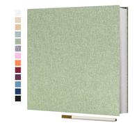 Vienrose Album Photo Autocollant 60 Pages Albums Photo DIY 10X15 Albums Photo Souvenirs Couverture en Lin Cadeaux de Mariage Noël Valentin Cadeau d'anniversaire Anniversaire Enfants