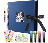 Vienrose Album Photo Scrapbooking 10x15 Livre Fait à La Main DIY Album 80 Pages Cadeaux pour Bebe Valentin Anniversaire Enfant Mariage Voyage Festival L'Obtention du Diplôme