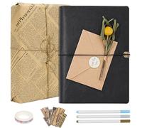 Vienrose Album Photo Scrapbooking Kit, 30 Feuilles 60 Pages, Papier Kraft