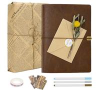 Vienrose Album Photo Scrapbooking Kit, 30 Feuilles 60 Pages, Papier Kraft