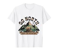 Viens au Nord - Aventure Ours des Montagnes Graphique T-Shirt