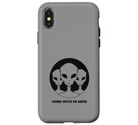 Viens avec Nous Bruh (Graphique Extraterrestre Amusant) Coque pour iPhone X/XS