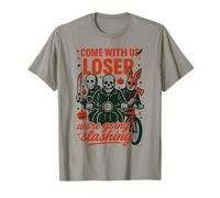 Viens avec Nous, perdant, Nous Allons Slashing Halloween T-Shirt