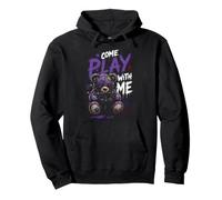 Viens Jouer avec Moi » Creepy Teddy Gamer Sweat à Capuche
