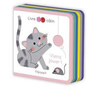 Viens jouer ! - Livre tout-carton avec de la feutrine à toucher - À partir de 6 mois