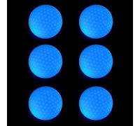 Vientiane Balles Golf Lumineuses LED - 6 Pièces d'Entraînement Pour Tirs à Longue Portée - Lumières Pour Entraînement de Nuit (Blaues Licht)