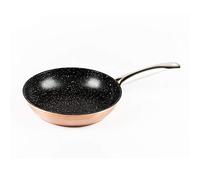 Vier 911-22 Poêle en aluminium forgé, couleur cuivre, diamètre 22 cm, Full Induction, antiadhésive, type pierre, sans PFOA, 400 centiliters