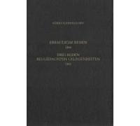 Vier Erbauliche Reden 1844. Gesammelte Werke Und Tagebücher. 13/14. Abt. Bd. 8