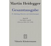 Vier Hefte: Schwarze Hefte 1947-1950