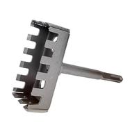 Viercecky Slot Cutter - Sockets Dry Skall Oscillation Tool | Échantillonnage portable en acier inoxydable peut couteau, poinçon de trou carré pour le ciment en béton de maçonnerie