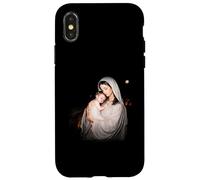Vierge à l'enfant Vierge Marie Bébé Jésus Nativité Coque pour iPhone X/XS