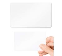 Vierge Blanc Cartes en PVC Plastique - Lot de 10 760 Micron Standard CR80 Format carte de crédit 86x54mm Printable Idéal pour les dans n'importe quel ordinateur de bureau carte d'identité imprimantes