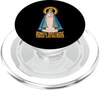 Vierge de la Caridad Del Cobre Bendita Entre Las Mujeres. PopSockets PopGrip pour MagSafe