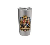 Vierge de la Charité du Cobre, patronne chrétienne de Cuba Gobelet isotherme en acier inoxydable double paroi