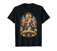 Vierge de la Charité du Cobre, patronne chrétienne de Cuba T-Shirt Graphique avec Valeur