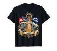 Vierge de la Charité du Cobre Patronne de Cuba T-Shirt Graphique avec Valeur